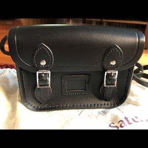 NWOT Cambridge Tiny Satchel Black Crossbody